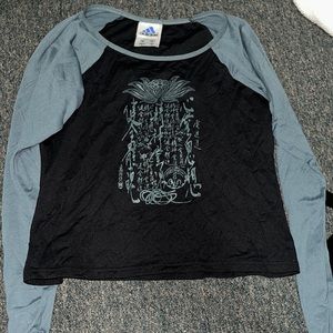 Sheer Vintage adidas top SZ Medium!